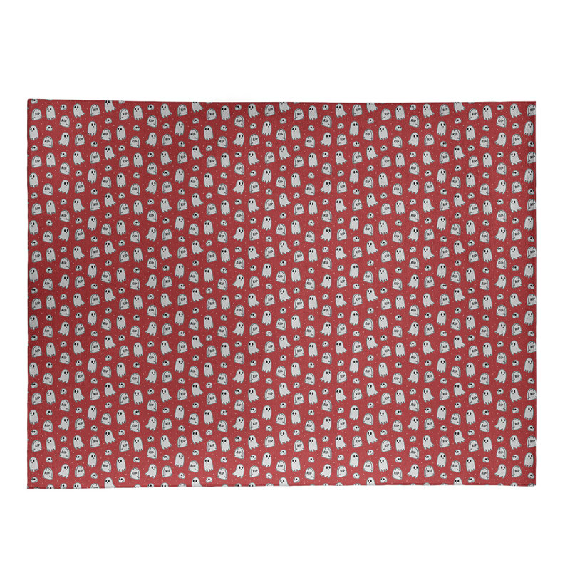 Chenille Toile Indoor Rug, Rectangle 5' x 7'