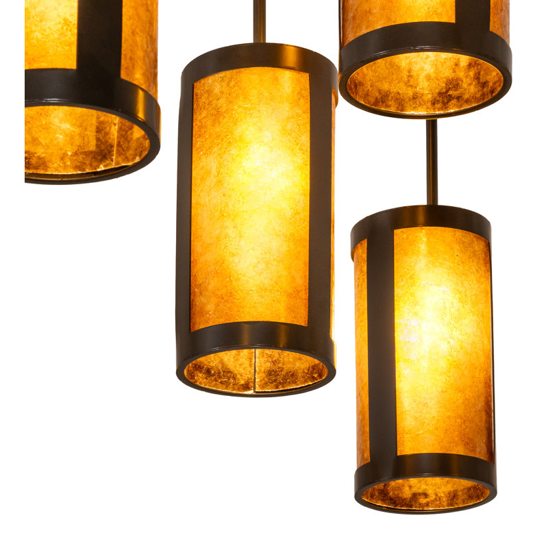 48" Wide Cartier 9 Light Cascading Chandelier