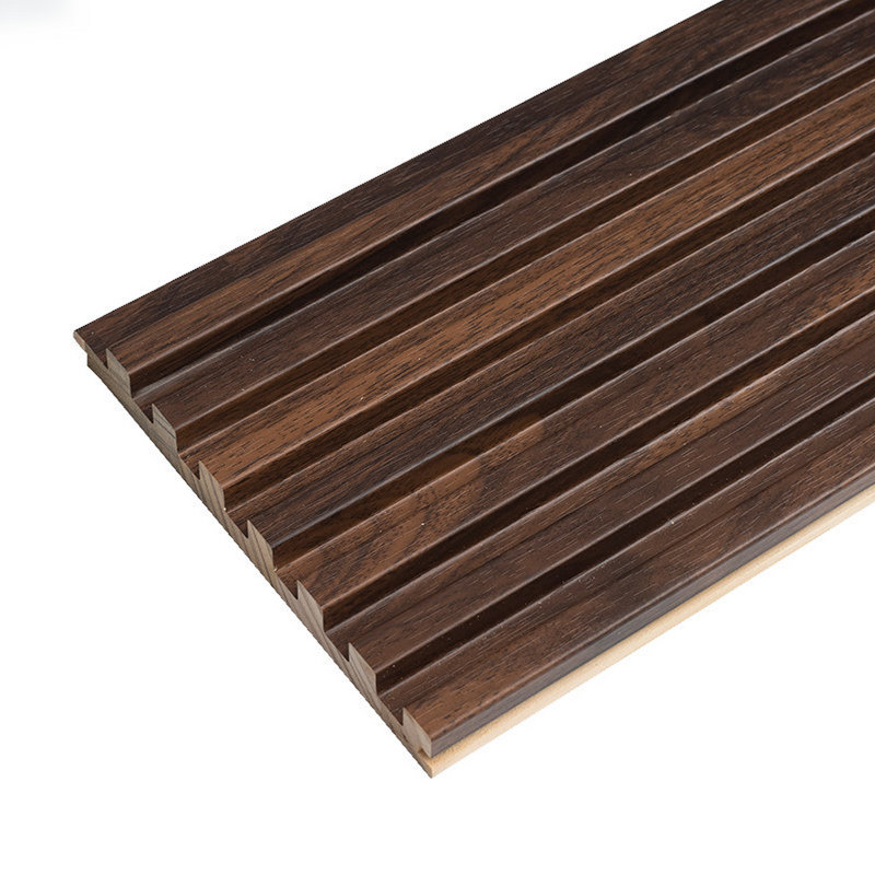 Décoration murale intérieure 90 po x 5,75 po, Brun chêne