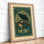 Music Appreciation Art Deco - Framed Print-486949161-486949163