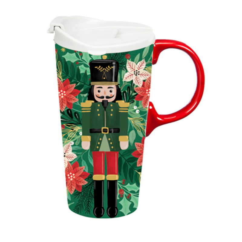 Coffret de voyage en céramique 17 oz, casse-noisette