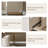 82.68"Luxury Vanity and Chest Combination