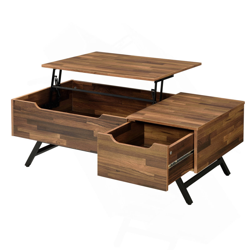 Table basse avec plateau relevable Throm