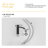 6.68" CUPC Certified Single Handle Bathroom Sink Faucet-110712916