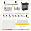Slatwall Panel 8' X 4' Pvc Garage Organizing System With 29pcs Sports Equipment Accessories Set-1810421050