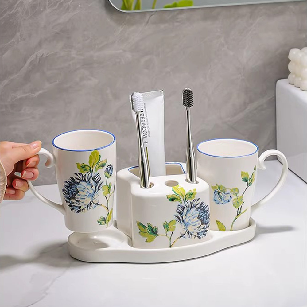 Red Barrel Studio® 4 Pieces Bathroom Accessories Complete Set | Wayfair