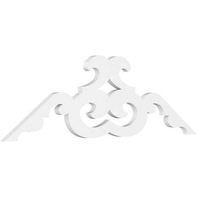 Benson Signature Urethane Gable Pediment, Primed Tan