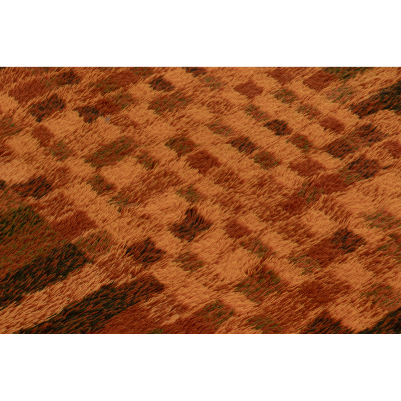 Scandinavian One-of-a-Kind 4'7x6'7 Hand Knotted Area Rug