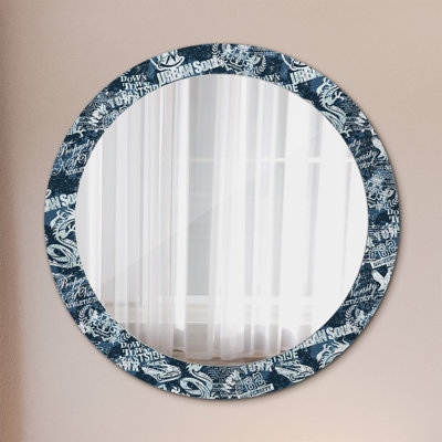 Huldar Glass Flat Wall Mirror