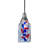 Kayme 1 - Light Silver Single Pendant