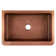 33" Vine Design Copper Farmhouse Sink