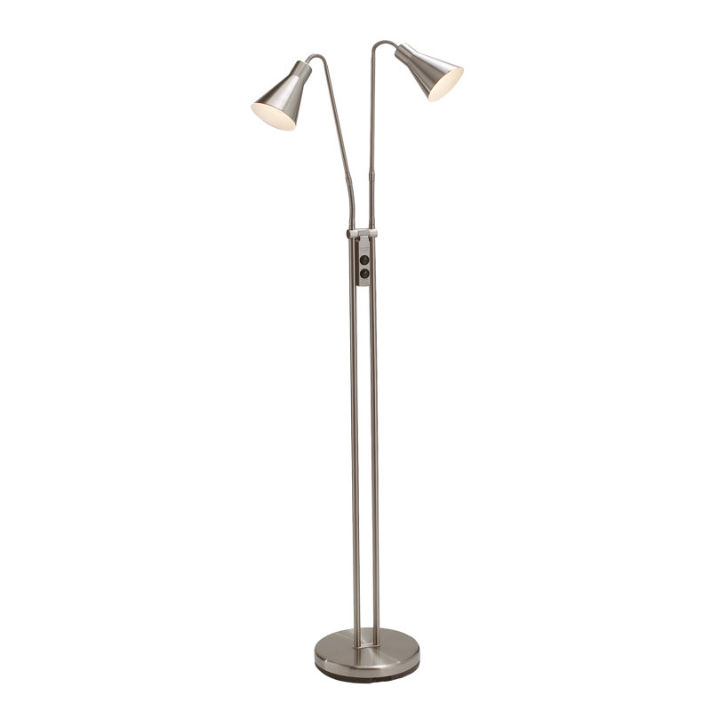 Draper 150cm Task Floor Lamp, Steel