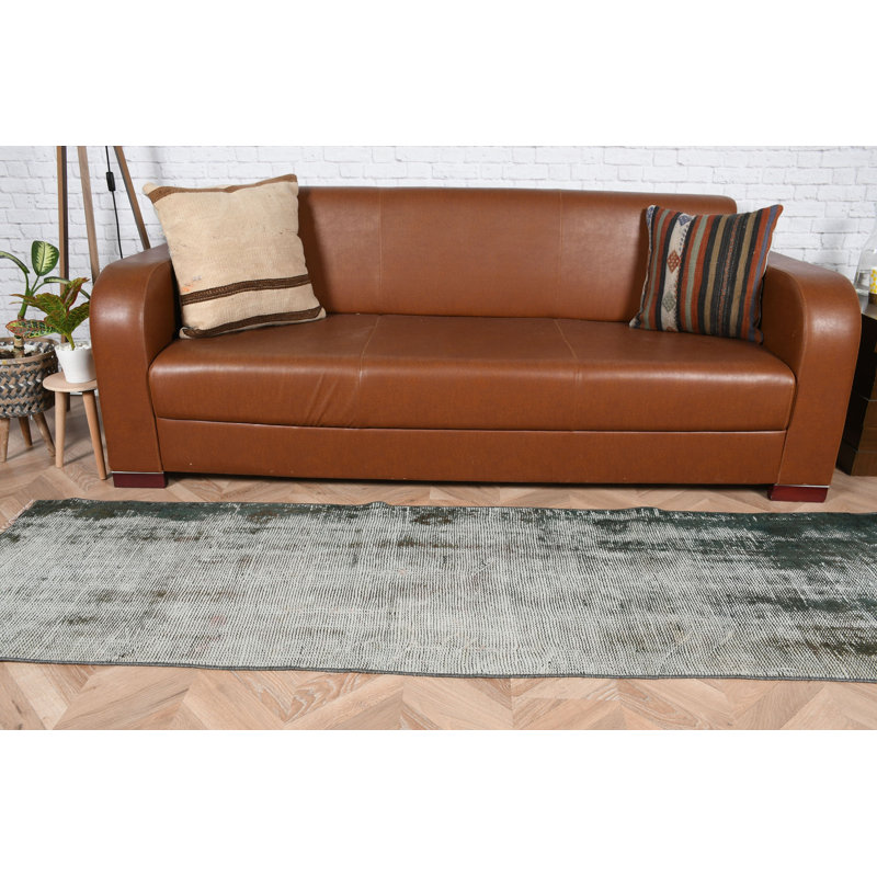Tapis de couloir turc rétro fait à la main avec un décor de maison unique dans un style de couloir