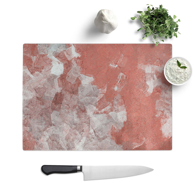 Tempered Glass Piece of US Chopping Board, 28.5 cm W x 20 cm L
