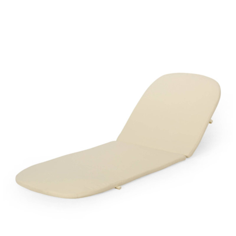 Coussin de chaise longue d'extérieur, beige - Coussin de chaise longue d'extérieur Comfort For Garden, 1, Beige