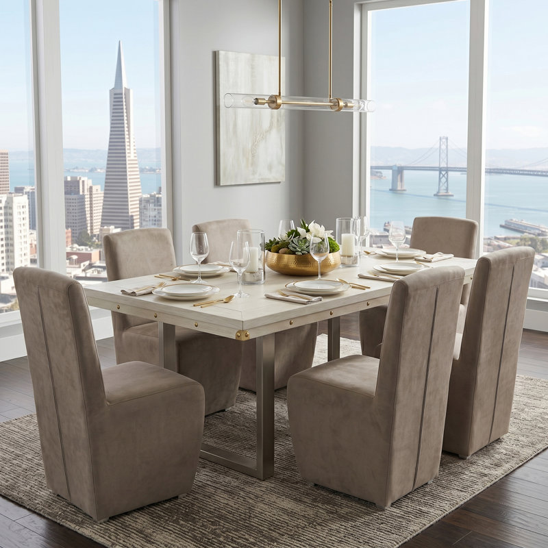 Menlo Station 76" Wide Dining Table
