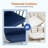 3 Piece Patio Wicker Bistro Outdoor Furniture Set, All Weather Cushions，Conversation Set, Rattan Chairs and Glass Top Table for Backyard, Porch, Balcony, Deck-125098474-125098473