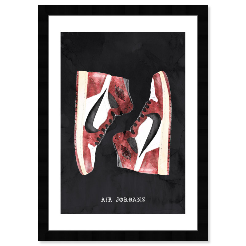 Classic Sneakers IV - cadre photo, Cadre noir