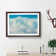 The Crisp Clouds in Abstract - Picture Frame Graphic Art Print