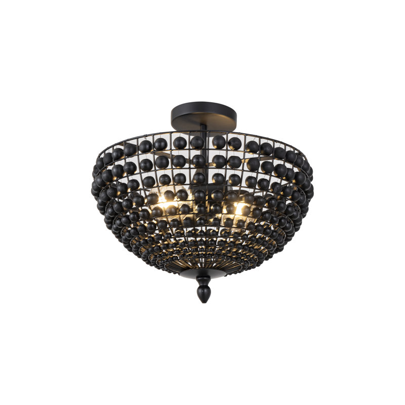 Norfork Black Flush Mount