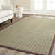 Auckland Striped Sisal Beige/Purple Area Rug