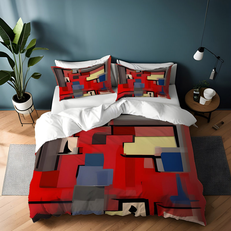 Ensemble de housse de couette , Housse de couette pour très grand lit et 2 très
