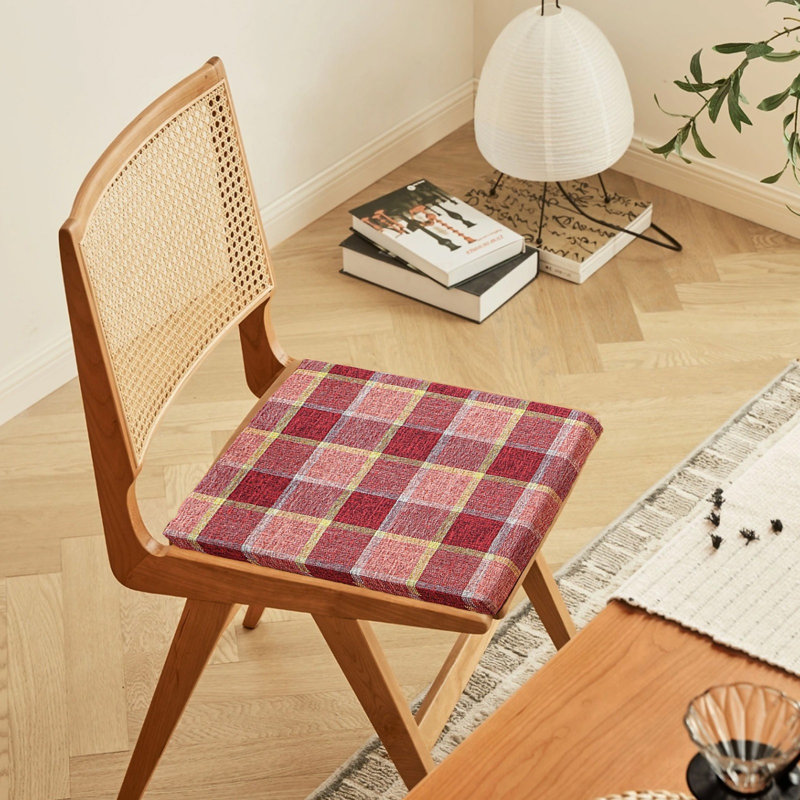 1Pcs Dining Chair Cushions Chair Cushion Can Disassembled And Washed Home Or Office Chair Seat Cushion Thickened Sponge Pad Antiskid Strap Designs