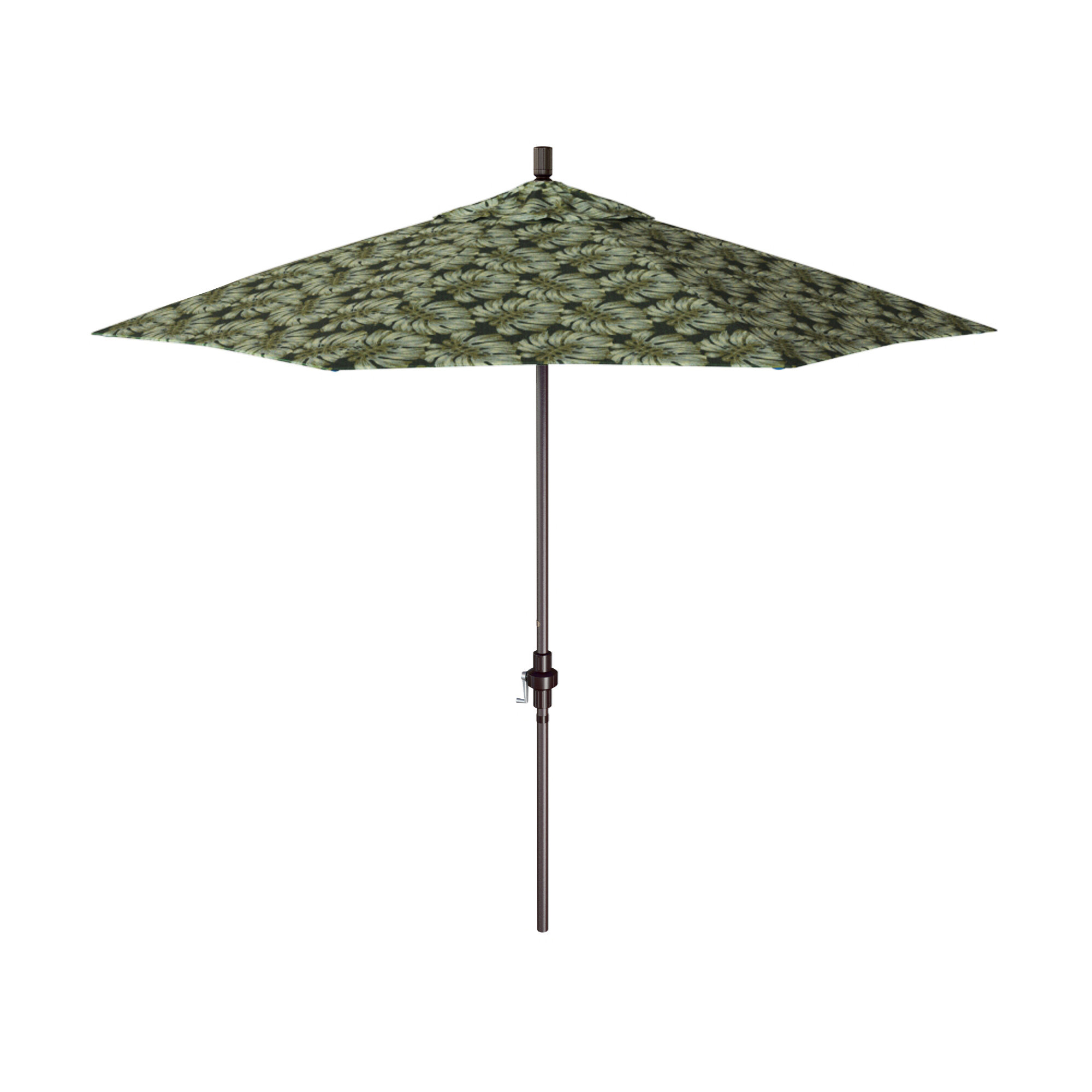 Santana 108'' Outdoor Umbrella, Palm Hunter - Pacifica Premium