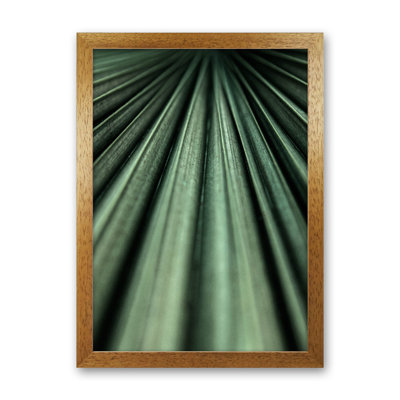 Green Palm Leaf 1 Piece Wall Art