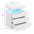 Gebelein Manufactured Wood Nightstand with Wireless Charging Station and LED Lights-276735205