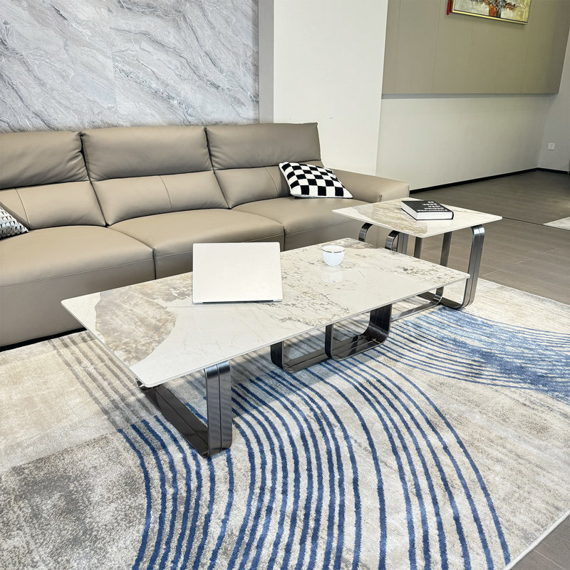 Ensemble de tables basses Modern Modern, Gris