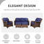 Patio Furniture Set Rattan Outdoor Sectional Conversation Sets
