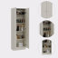 Armoire de rangement Pipestone, double porte-44242486