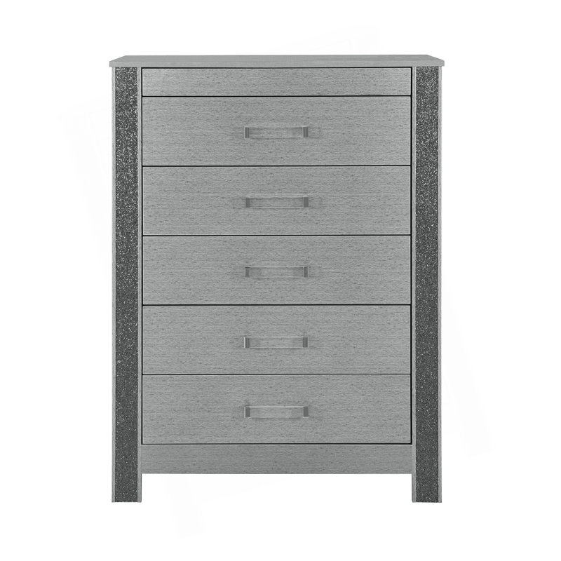 Commode argent Lorenzo