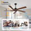 Ventilateur de plafond d'intérieur à 5 pales Baun avec télécommande-1060727577-1049430255-1027365004