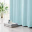 Rideau de douche texturé à rayures gaufrées Spa avec crochets inclus-435543834
