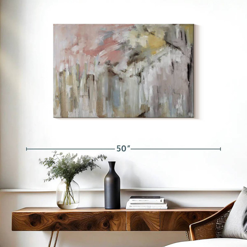 Avery Spring Splash Abstract, 24" H x 36" W