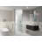 Albedo 27 in. x 78 in. Fully Frameless Hinge Shower Door-110583134