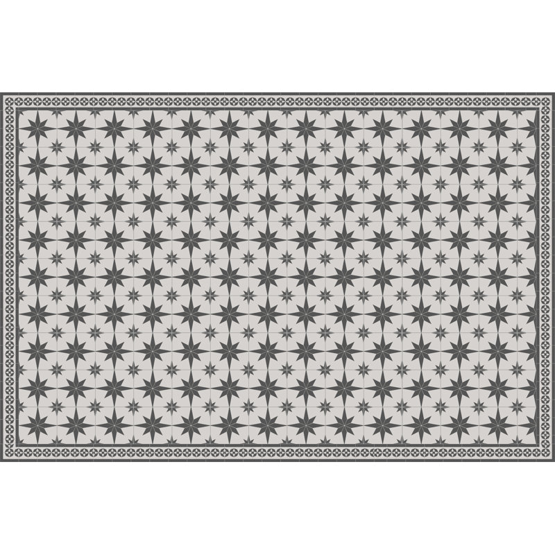 Begaye Geometric Vinyl Machine Printed Area Rug, Rectangle 200 x 300cm
