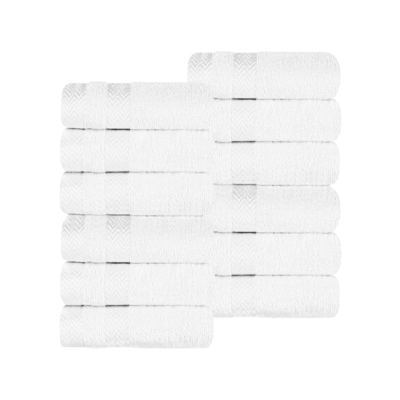 Serviette / gant de toilette Gracieuse, Blanc