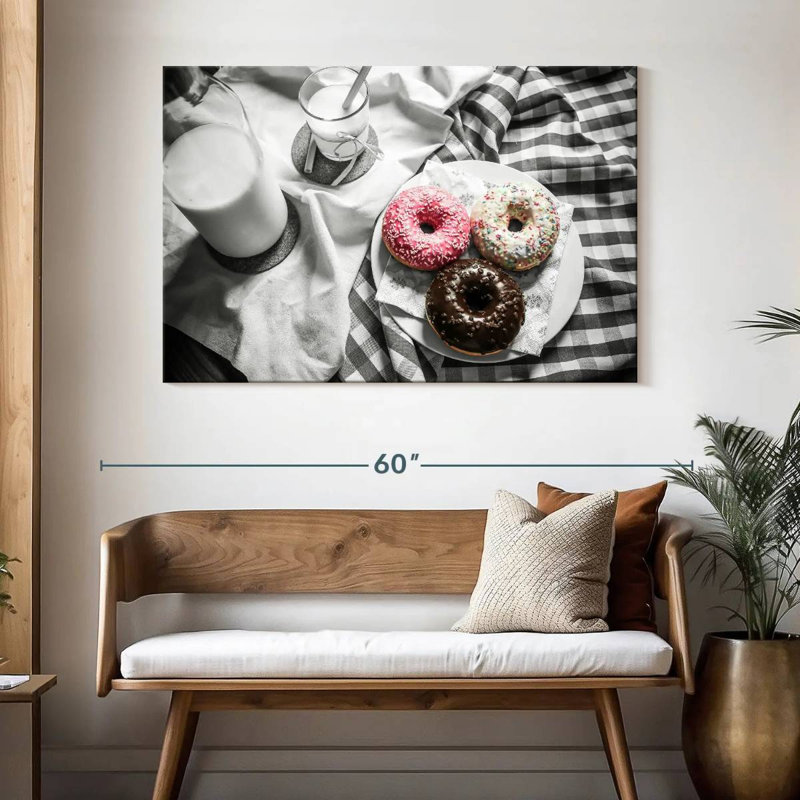 Yarlin Doughnuts, 32" H x 48" W