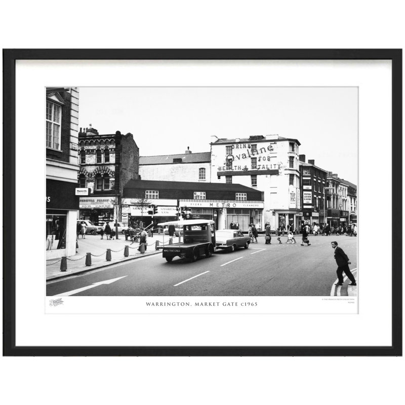 Warrington, Market Gate C1965 - Single Picture Frame Print, 60cm H x 80cm W x 2.3cm D