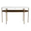 Console blanc et laiton