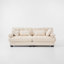 Causeuse en flanelle 88 po Geneveve-1428322443