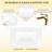 27.8" White Ceramic Basin, Only Ceramic Sink, Without Cabinet
