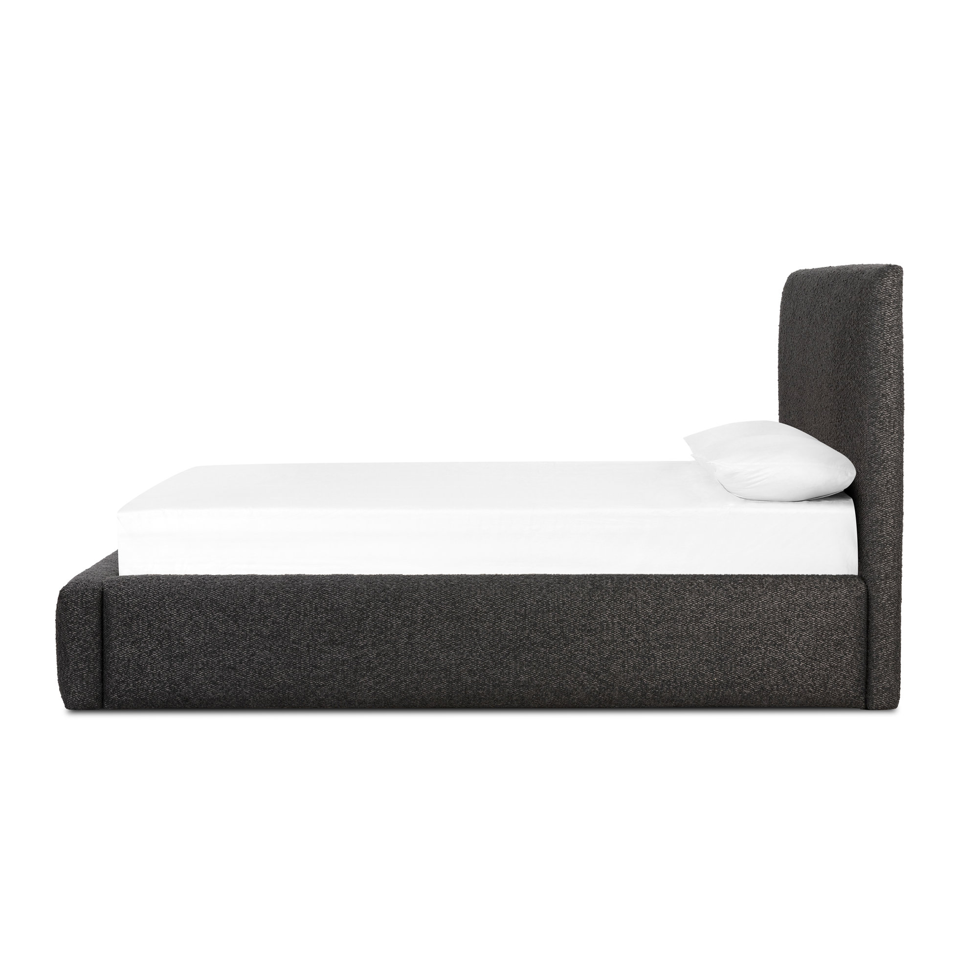 Azar Upholstered Bed, Lisbon Charcoal, Queen