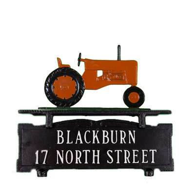 Metal Mailbox Sign