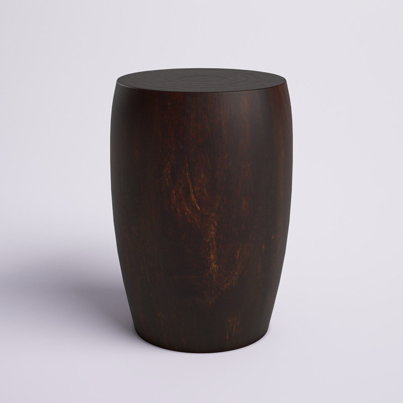 Iraima Solid Wood End Table, Livos Dark Walnut Oil