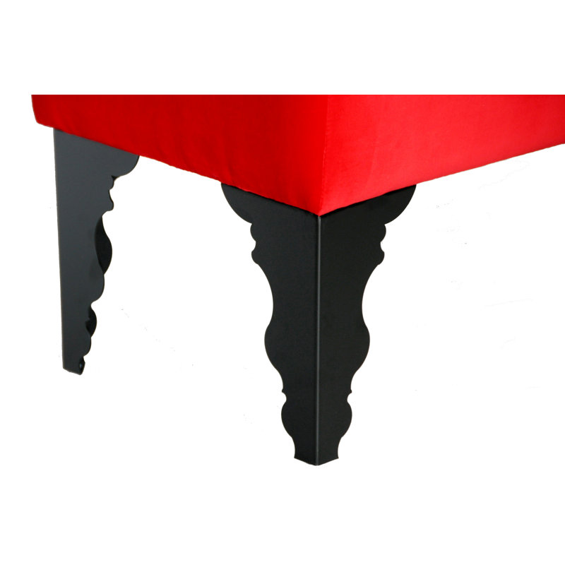 Artedeco Upholstered Bench, Red
