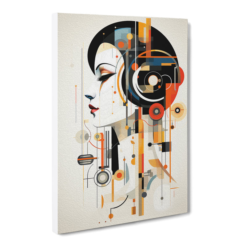 Bauhaus Nouveau No.2 - Wrapped Canvas, 76cm H x 50cm W x 3cm D